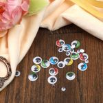 Глаза круглые бегающие 5-12 мм, цв.МИКС уп.280 шт