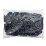 Фиксатор (зажим) для шнура пластик 2 отв., ⌀4.0 мм, 9х22 мм, цилиндр, ПП, т.синий, 100 шт