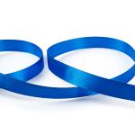 Лента атласная 1-сторонняя 12.0 мм / 33±2 метра, 040 синий, Gamma