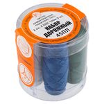 Швейные армированные нитки (набор) ПНК им.Кирова 45ЛЛ, 150 м / 5 кат. + иголка, Дорожный, ассорти