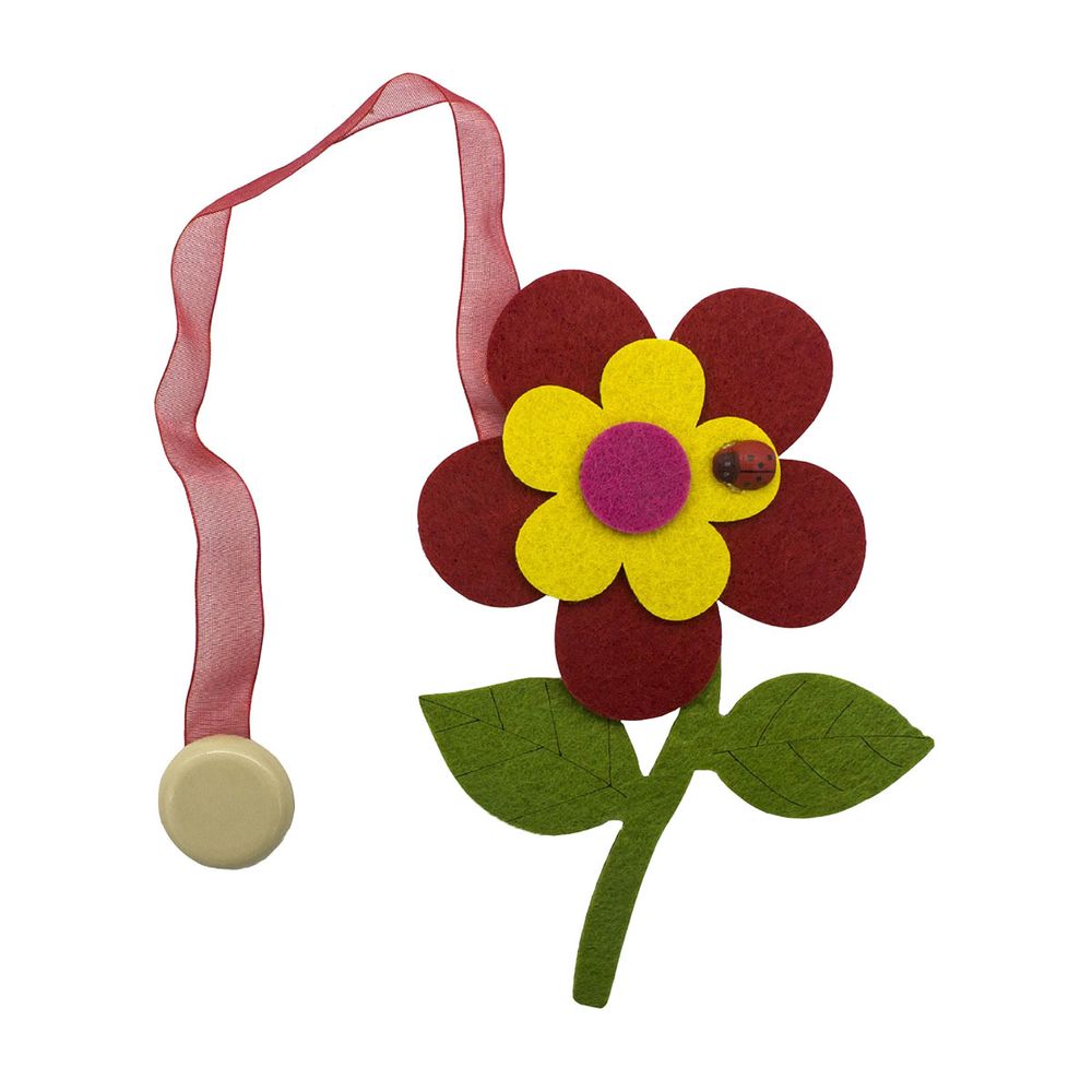 Клипса-магнит из фетра для штор цветок Astra&amp;Craft, 0368-0217, упак(2шт), C171/C001