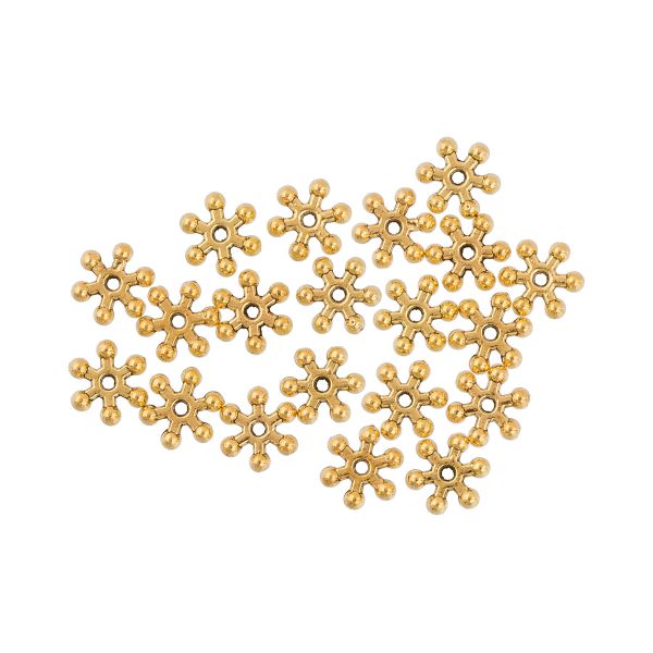 Рондели 10 мм, 20 шт, 02 под золото, Zlatka MRR-03