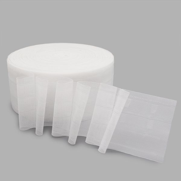 Лента (тесьма) шторная: сборка бантовая (1:2.5) 100 мм / 100 метров