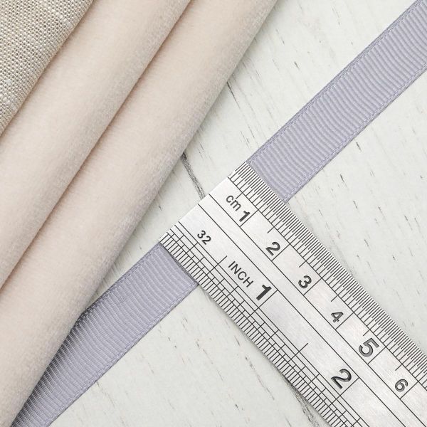 Лента репсовая (в рубчик) 12.0 мм, 148 стальной, уп.18,28 м