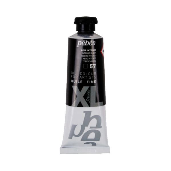 Краска масляная 37 мл, 937057 черный интенсив, Pebeo