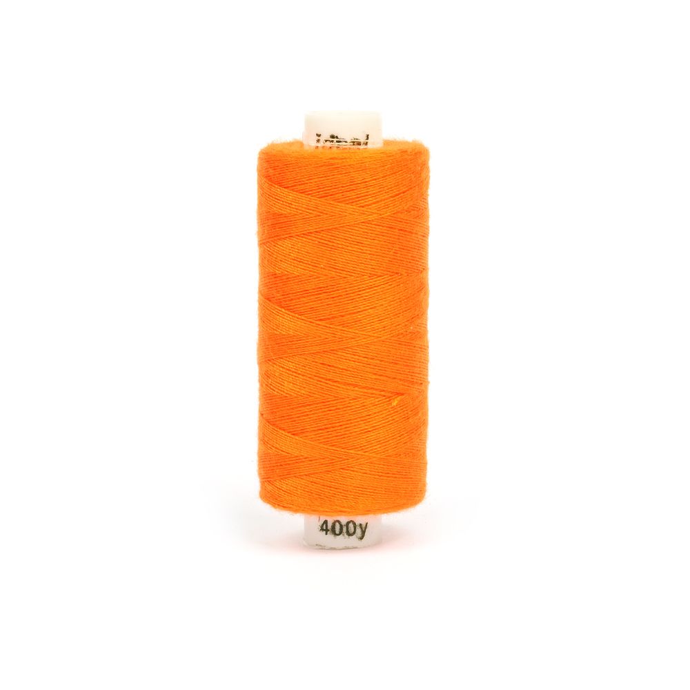 Нитки швейные Ideal 40/2, 366 м (400 ярд), 10 катушек, 378 оранжевый