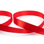 Лента атласная 1-сторонняя 12.0 мм / 33±2 метра, 026 красный, Gamma