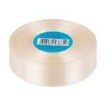 Лента атласная 1-сторонняя 25.0 мм / 33±2 метра, 075 кремовый, Gamma