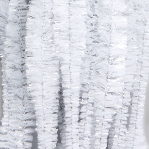 Проволока синельная объемная Цветок 12 мм / 300мм, 15 шт, Astra&Craft (B-040 белый)