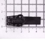 Крючок шубный PQ 45 мм, черный, PQ5201, 100 шт