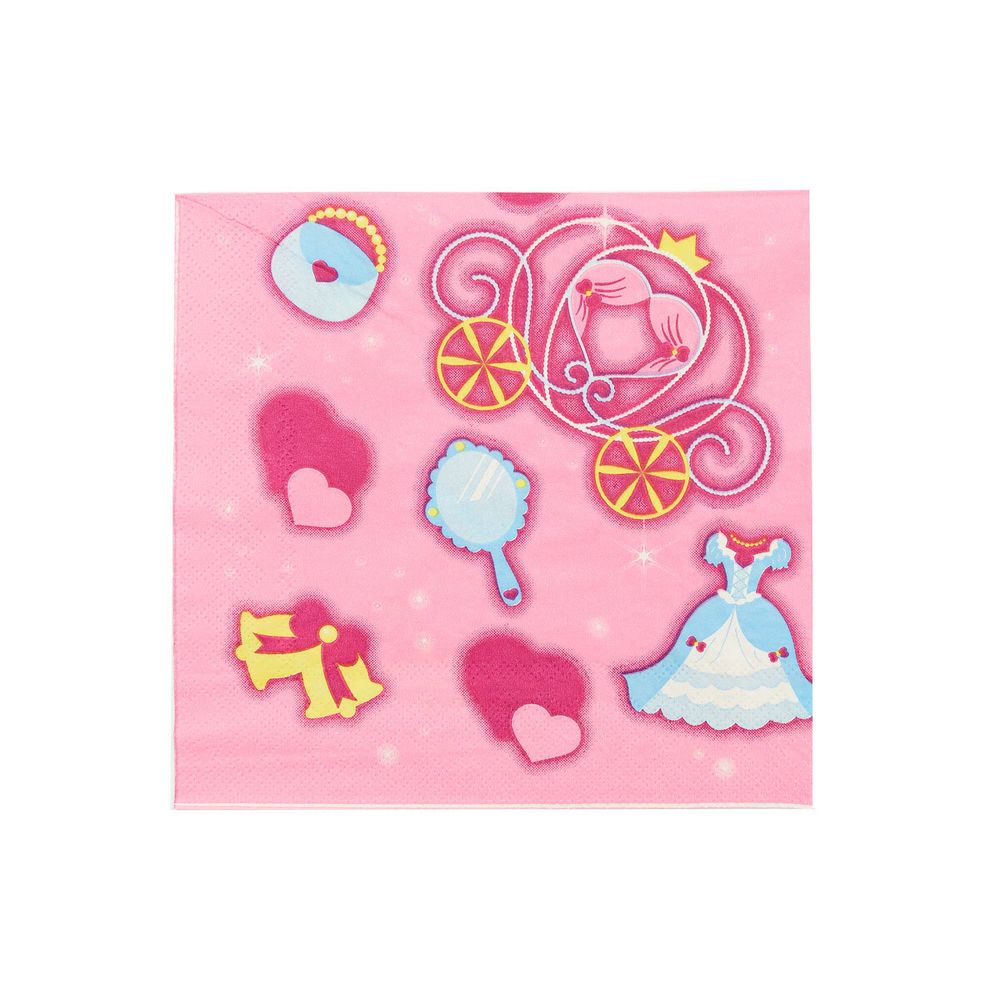 Салфетки 33х33см, 2-х слойные AY, 20 шт/упак (BB-0002 набор принцессы)
