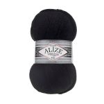 Пряжа Alize (Ализе) Superlana TIG / уп.5 мот. по 100 г, 570м, 060 черный А