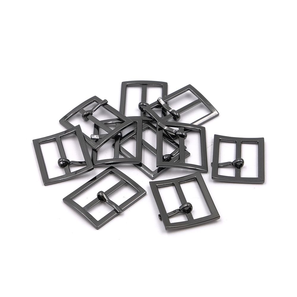 Пряжка ременная металл 26 мм, 10 шт, чер/никель, BIG