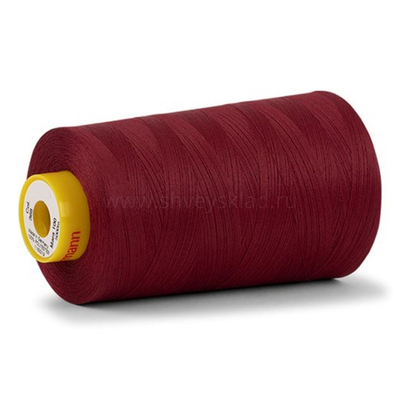 Нитка особо тонкая Gutermann Mara №150 (150/2), 5000 м, 713961, цв. 368 бордо, 1 катушка