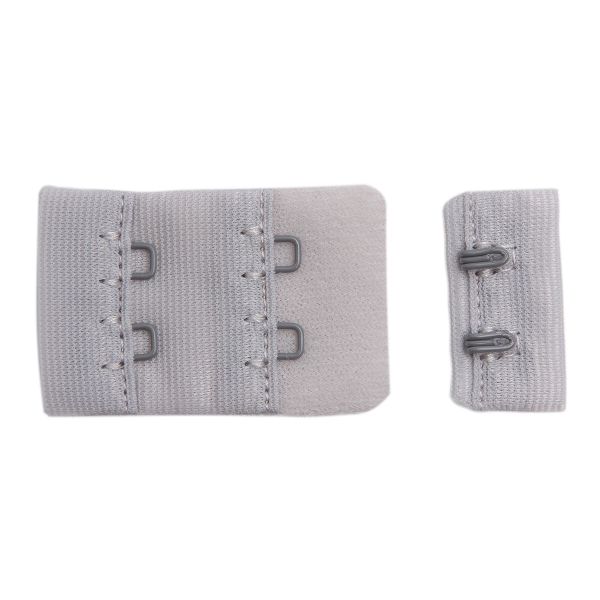 Застежки для бюстгальтера текстильные 2х2, 28 мм, 279 серый лед, 2686, 25 шт, Arta