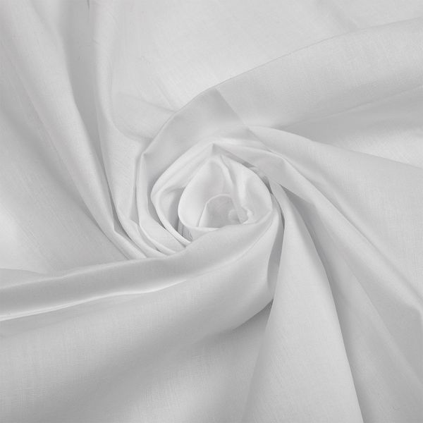 Карманная ткань 100 г/м², 150 см / 5 метров, TBY.Pct.01.5, цв.белый