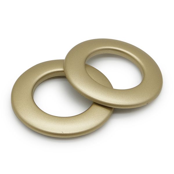 Люверсы шторные ⌀25 мм, цвет № 6 светлое матовое золото, 10 шт