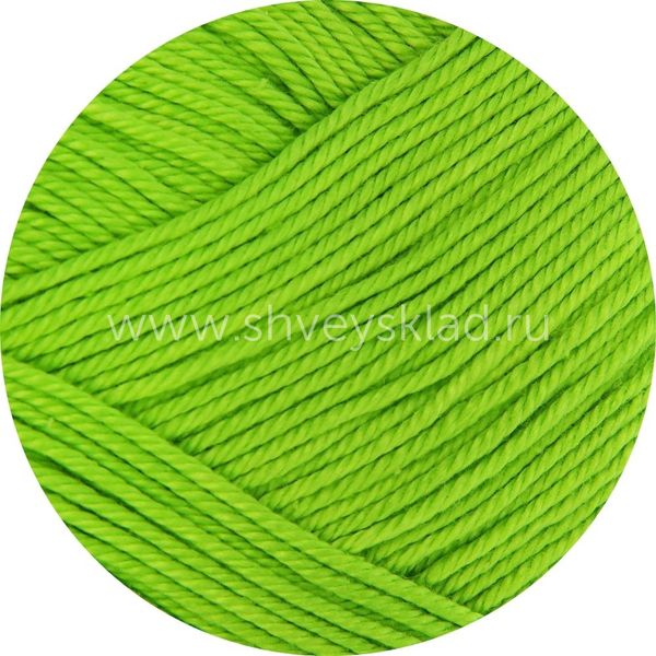 Пряжа ПНК им.Кирова кокон Ромашка / уп.4 мот. по 75 г, 320м 4706 салатовый