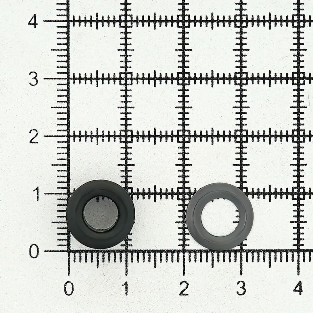 Люверсы металл ⌀_6.0 мм (внутр.), №4, сталь, оксид, 100 шт, New Star