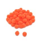 Помпоны декоративные 15мм, 50 шт, Astra&Craft (PA-005 оранжевый)