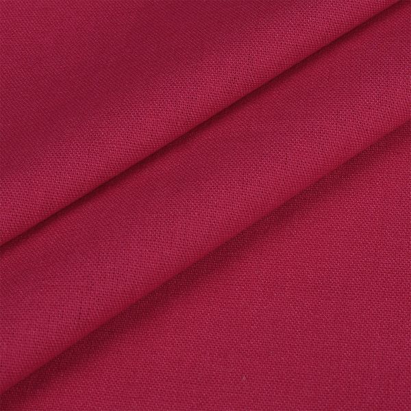 Льняная ткань 200 г/м², 140 см / 20 метров, TBY.Li.1009.14, цв.14 малина