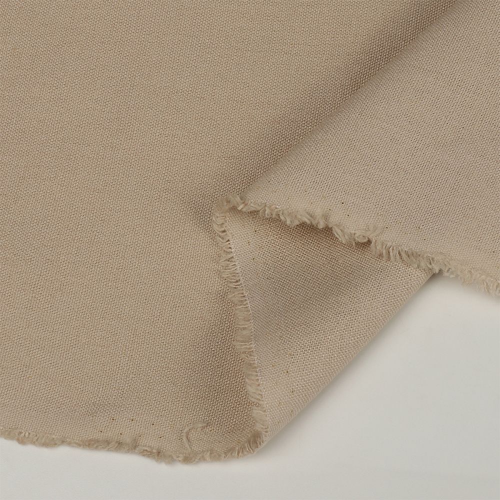 Льняная ткань 200 г/м², 140 см / 5 метров, TBY.Li.1009.05.5, цв.05 св.бежевый