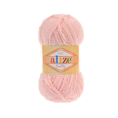 Пряжа Alize (Ализе) Softy / уп.5 мот. по 50 г, 115м, 340 пудра A