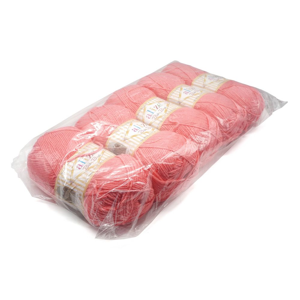 Пряжа Alize (Ализе) Baby Best / уп.5 мот. по 100 г, 240м, 170 розовый A