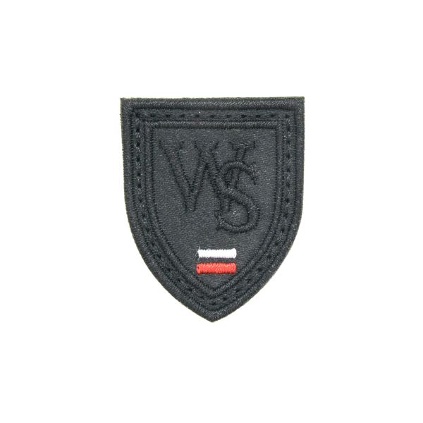 Термоаппликация Герб WS, черный, 2.9*3.5см, Hobby&Pro