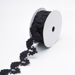 Лента декоративная 45.0 мм / 13.72 метра, черный, 201432