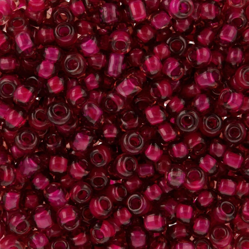 Бисер Zlatka 11/0 (2.1 мм), 100 г (10х10 г), №0320 т.малиновый, GR
