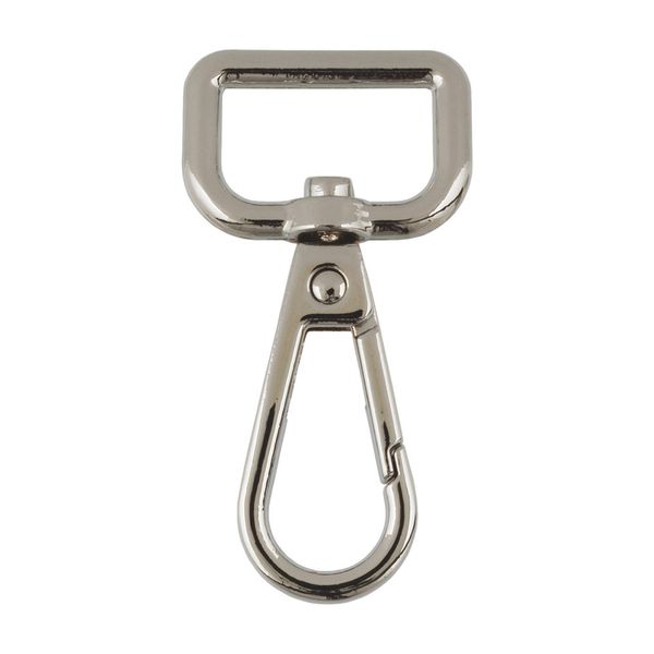 Карабин металл 20.0 мм (50х26 мм), 10 шт, 04 никель, Gamma GH 112/20/10