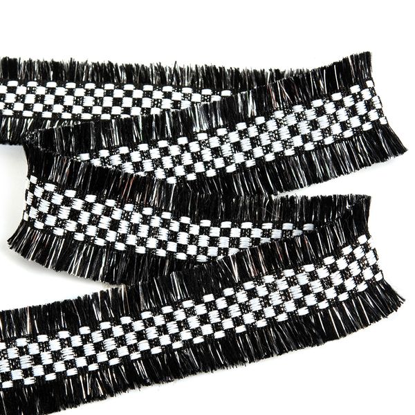 Тесьма в стиле шанель SH71 30 мм черный уп. 13,71м