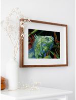 Набор для вышивания нитками Риолис 2192, Игуана, 30х21 см