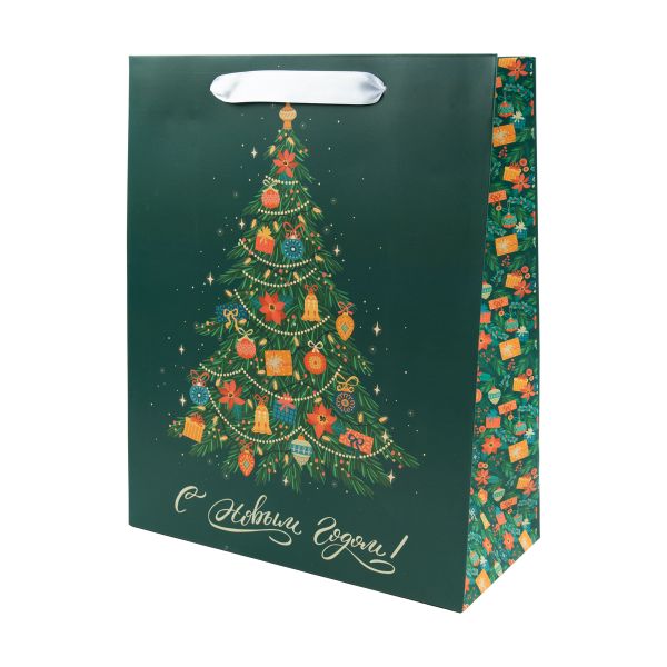 Пакет подарочный 210 г/м², 26х32х12 см, 12 шт, 01, Stilerra NMYM