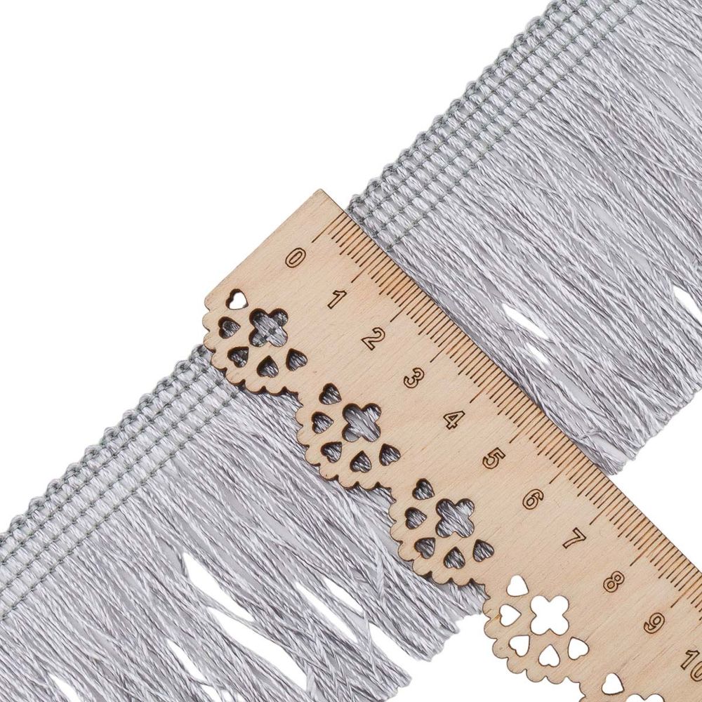 Бахрома отделочная 63.0 мм / 25 метров, 154 светло-серый, 0390-0310