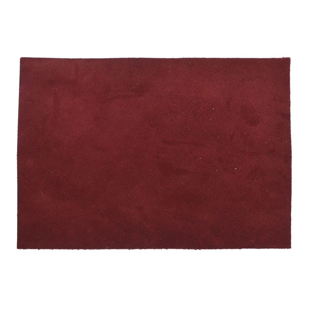 Замша натуральная в листах А5 (21*14,8см), 100% кожа (31 бордовый) 5401