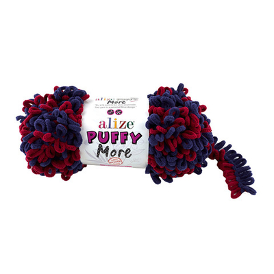 Пряжа Alize (Ализе) Puffy More / уп.2 мот. по 150 г, 11,5м, 6268 A