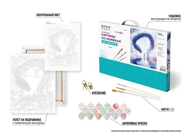 Картина по номерам Фрея PNB/PM-370, Душа дракона, 40х30 см