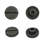 Хольнитены джинсовые ⌀9,5 мм Винт цв.металл (без гвоздя), темное серебро, 69057, 100 шт