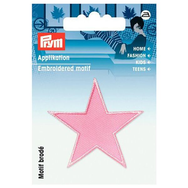 Термоаппликация Звезды розовый цв. 2 шт. Prym 923151