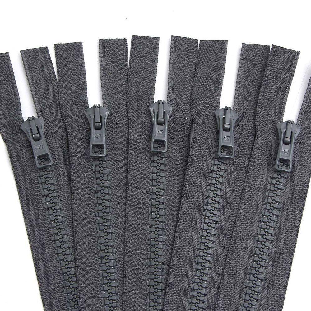 Молния трактор Arta Т6 (6 мм) 1 зам., разъем., 85 см, цв. 123 графит, уп.5 шт