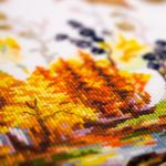 Набор для вышивания нитками Чудесная игла, Осенние зарисовки 21x26 см