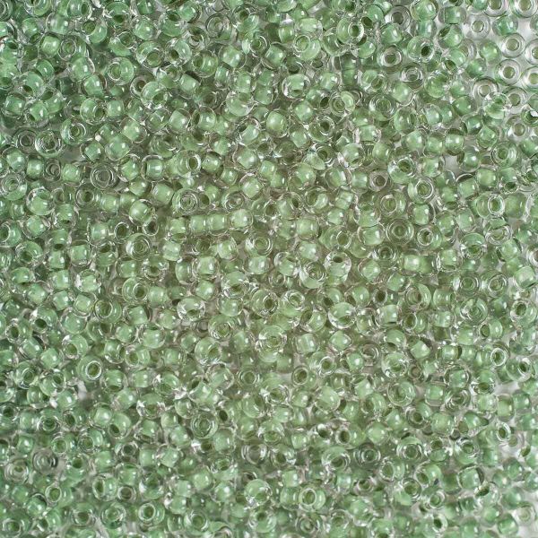 Бисер Preciosa прозрачный с цветн. центром 10/0 (38359) круг. отв, 50гр