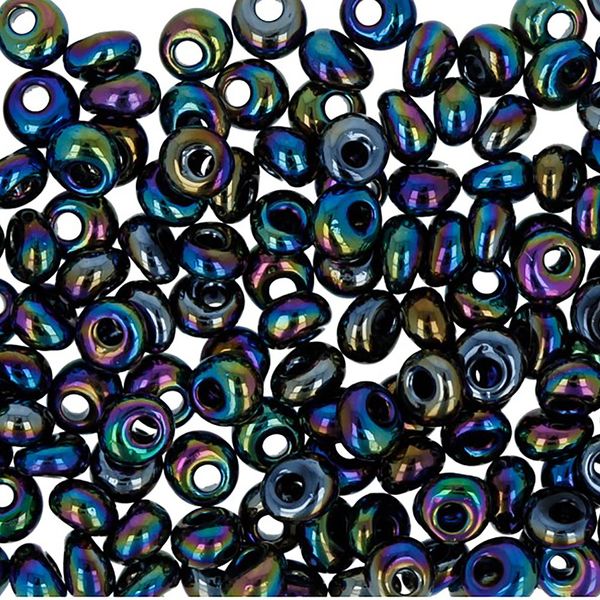 Бисер Toho Magatama 2 (3 мм), 25 г (5х5 г), 0086 т.фиолетовый