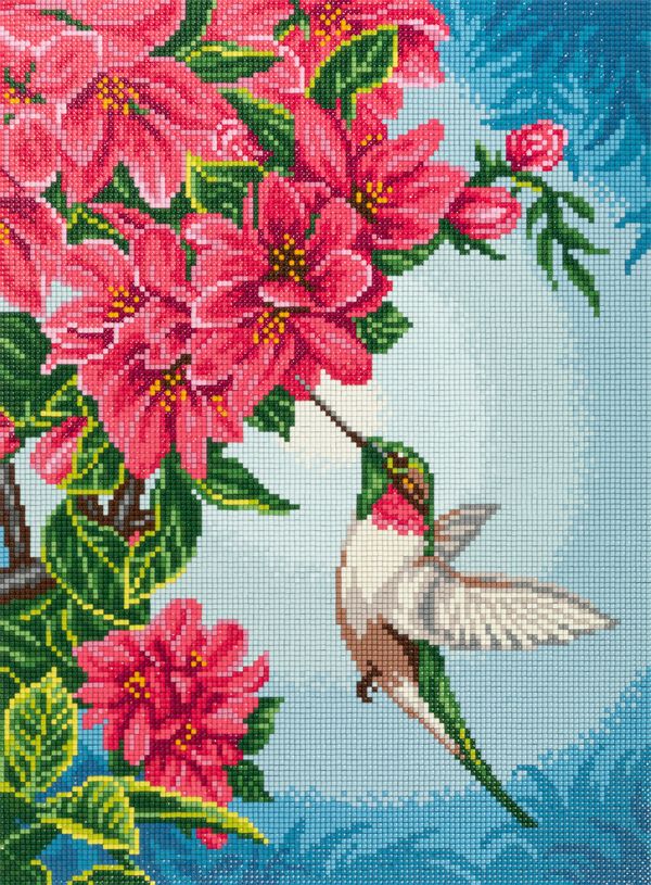 Алмазная (кристальная) мозаика Фрея ALPD-208, на подрамнике Колибри, 30х40 см