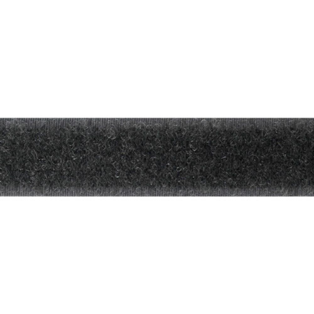 Лента контактная липучка (велкро) пришивная 20 мм / 25 метров, 23 т.серый, /петля/, кач.&quot;A&quot;