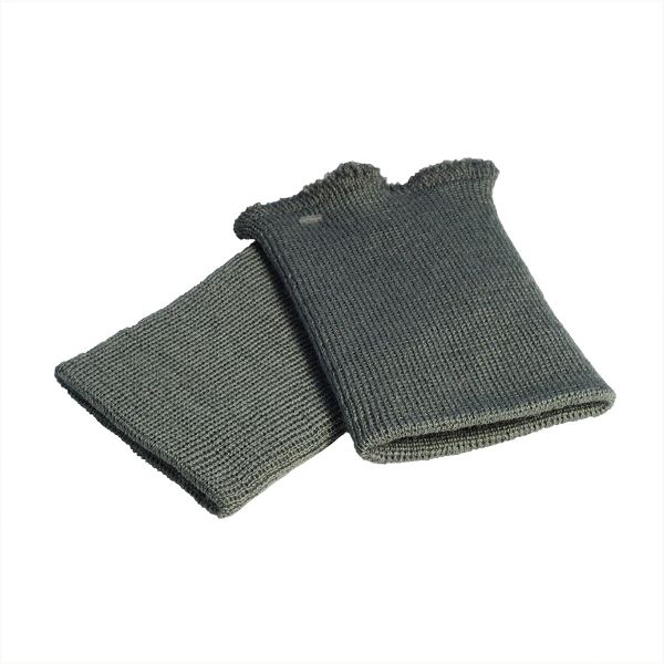 Манжеты трикотажные 7.0х9.0 см, 1 пара, тонкие 14кл. 1х1, 307/7 грей