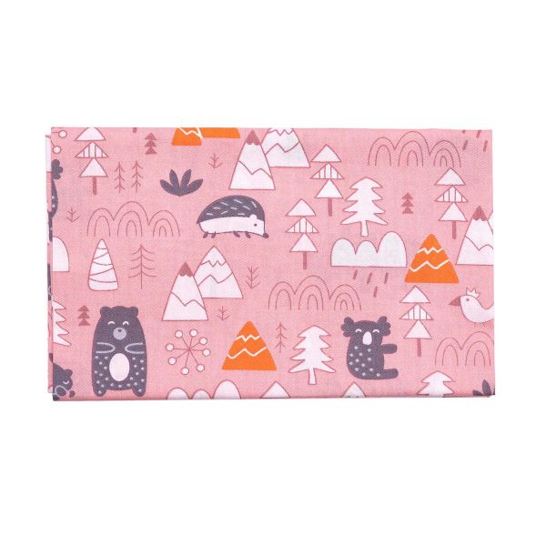 Ткань для рукоделия Зверята (100% хлопок), 50х50см, 1шт Astra&Craft, PAT01-01