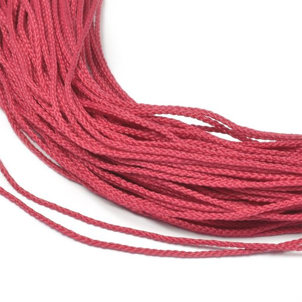 Шнур для мокасин ⌀1.5 мм / 100 метров, малиновый